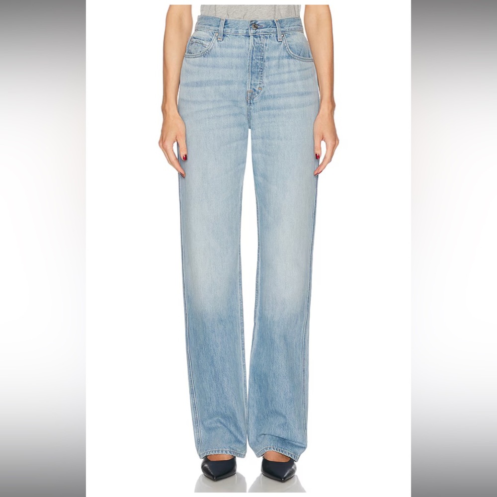 GRLFRND Graham High Rise Straight Jeans in York Blvd, 24